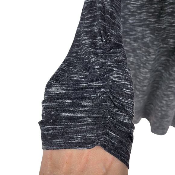 ANTHROPOLOGIE SATURDAY SUNDAY Nova Spacedye Jersey Wrap Long-Sleeve Dress Size M - Picture 6 of 9